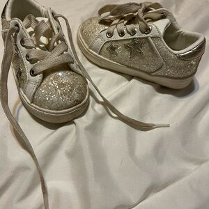 Sparkly Cream Kids Shoes